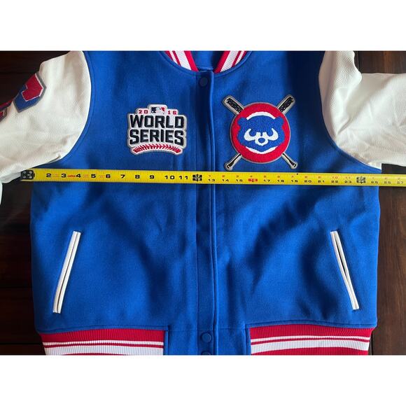 Pro Standard MLB Chicago Cubs Mashup Wool Women's Varsity Jacket Size XL - Picture 16 of 16